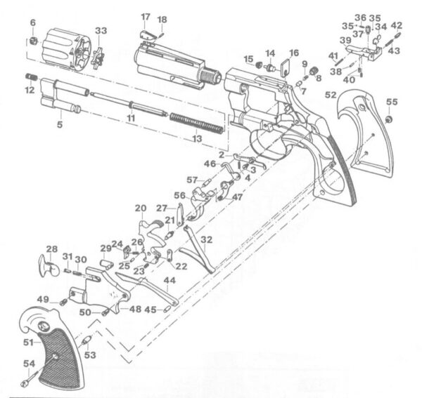 VIS VERROU DE BARILLET COLT PYTHON