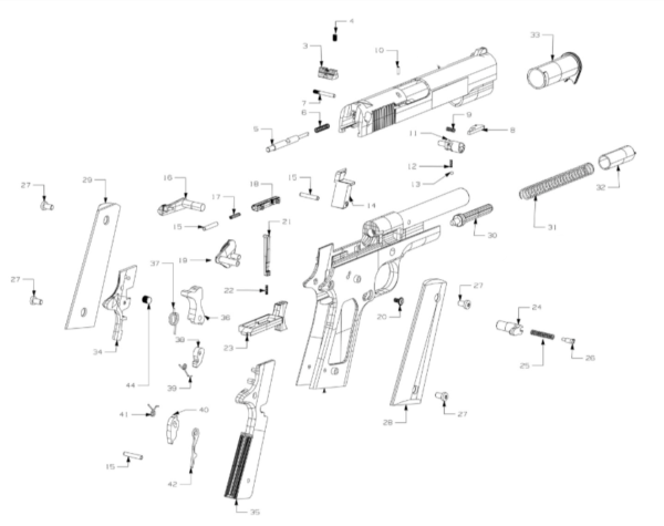 GUIDE RESSORT CHIAPPA 1911/22 – Image 3