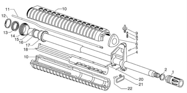 RESSORT GUIDON AR15/M4 – Image 2