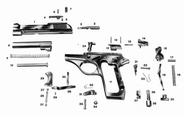 GUIDE RESSORT CHIEN BERETTA 70 – Image 2