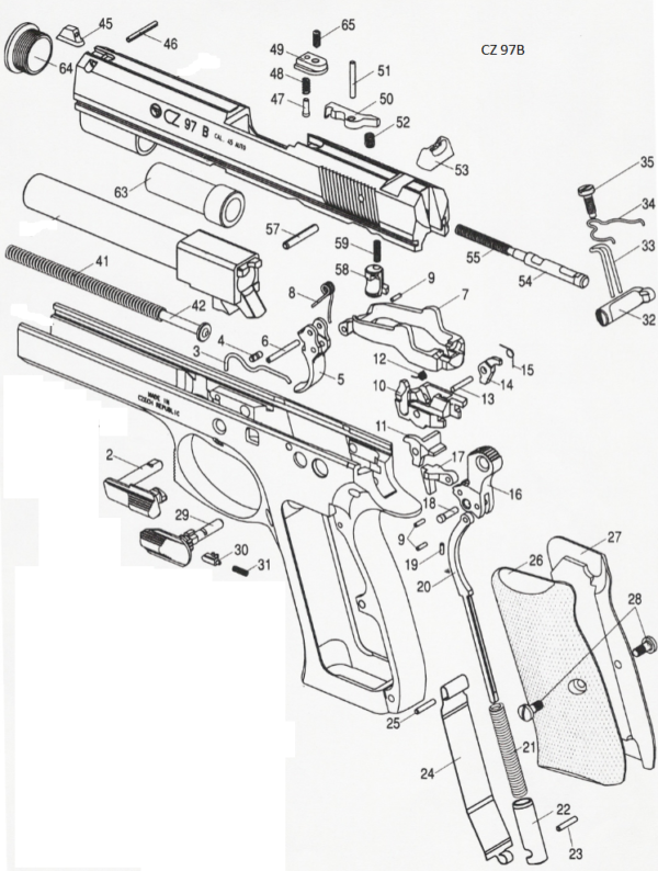 EJECTEUR GACHETTE CZ 97 – Image 4