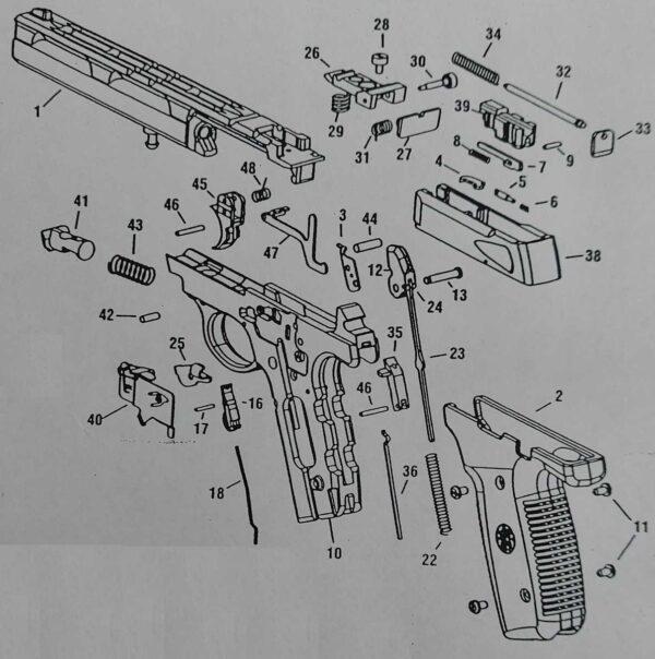 POUSSOIR DEMONTAGE SMITH WESSON 22A – Image 4