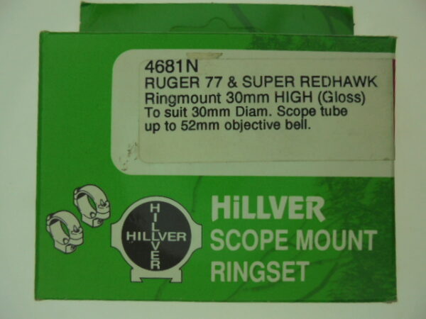 MONTAGE HAUT 30MM HILLVER RUGER 77 – Image 5
