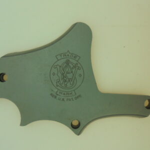 PLAQUE INOX LOGO SMITH&WESSON CARCASSE L