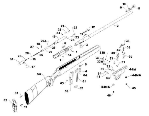 GACHETTE ARMSCOR 1400 TYPE 1 – Image 3