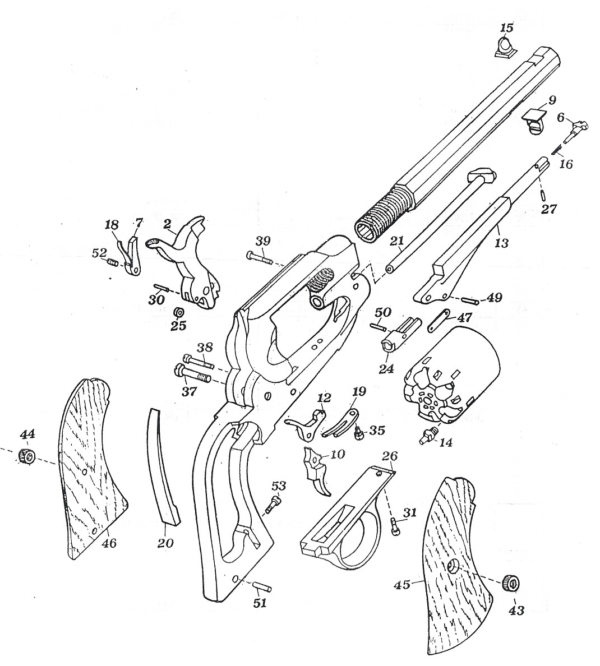 VIS CHIEN REMINGTON 1858 UBERTI – Image 3