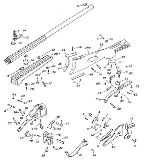 RESSORT CHIEN SHARPS 1859/1863/1874 PEDERSOLI – Image 5