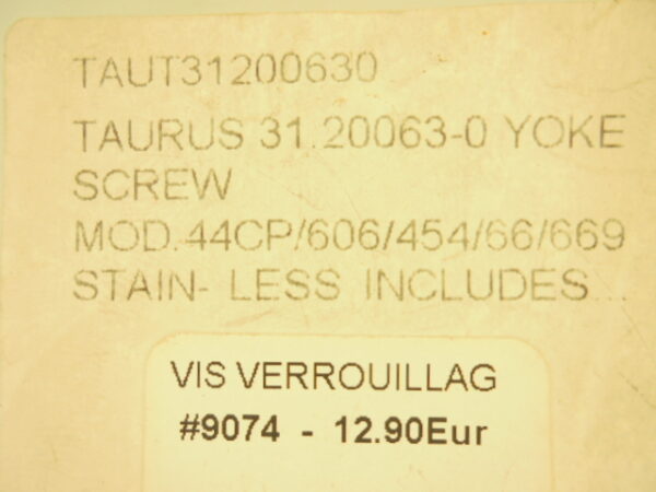 VIS BARILLET INOX TAURUS – Image 2