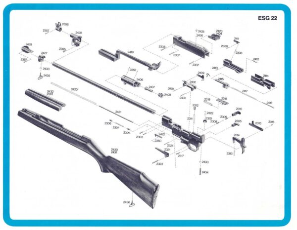 GUIDE RESSORT PERCUSSION ERMA ESG 22 MAG – Image 3