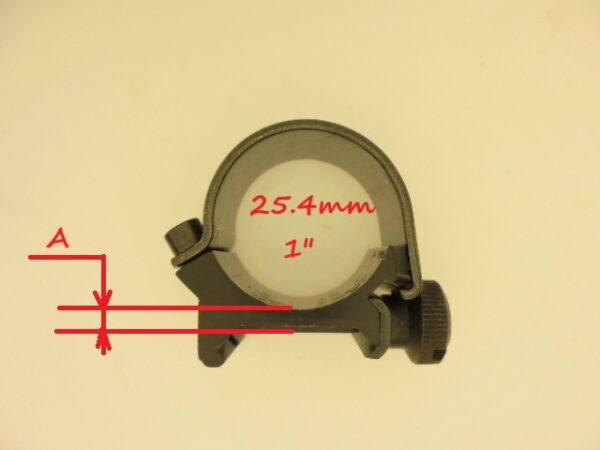 MONTAGE BAS 25.4MM WEAVER – Image 5