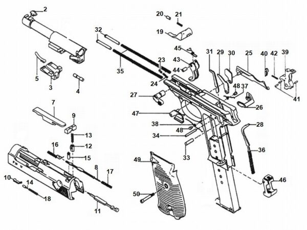 LEVIER DEMONTAGE WALTHER P38 – Image 5