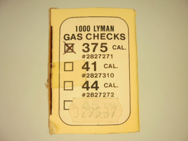 GAS CHECKS RCBS CALIBRE 375