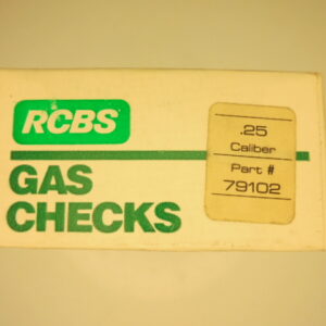 GAS CHECKS RCBS CALIBRE 25