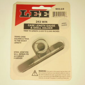 JAUGE LONGUEUR+SHELL-HOLDER LEE 243 WINCHESTER