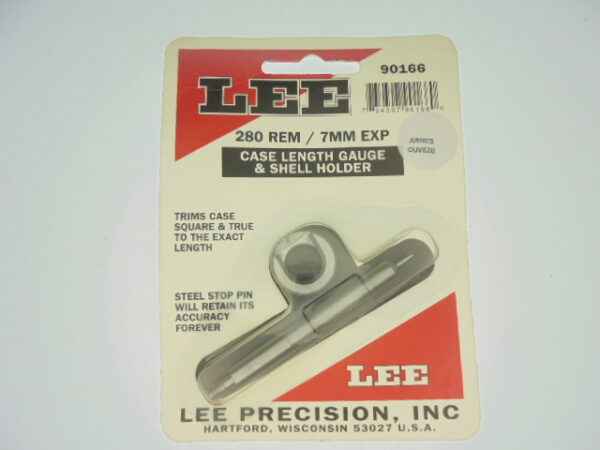 JAUGE LONGUEUR+SHELL-HOLDER LEE 280 REMINGTON