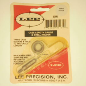 JAUGE LONGUEUR+SHELL-HOLDER LEE 30 M1 CARBINE