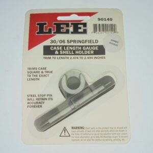 JAUGE LONGUEUR+SHELL-HOLDER LEE 30/06 SPRINGFIELD