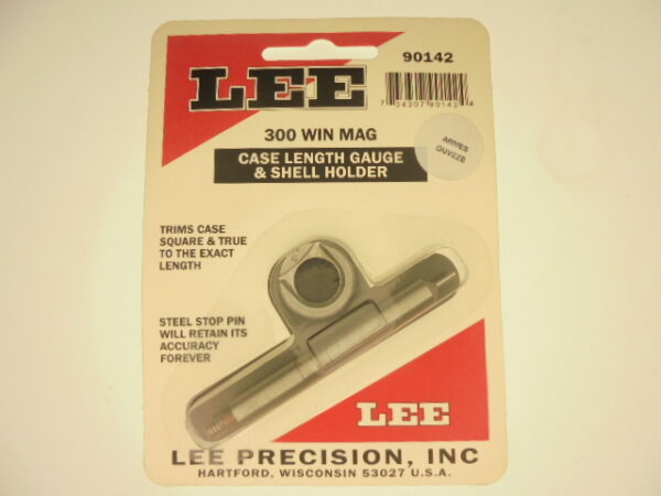 JAUGE LONGUEUR+SHELL-HOLDER LEE 300 WIN MAG