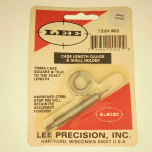 JAUGE LONGUEUR+SHELL-HOLDER LEE 7.5x54 MAS