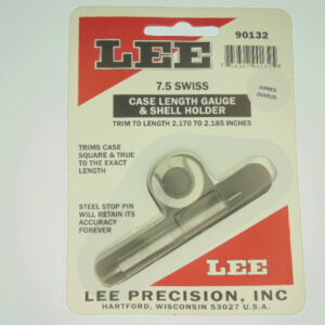 JAUGE LONGUEUR+SHELL-HOLDER LEE 7.5x55 SUISSE