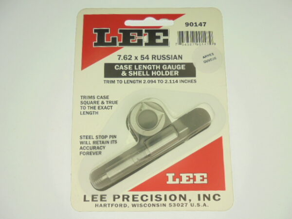 JAUGE LONGUEUR+SHELL-HOLDER LEE 7.62X54 RUSSIAN