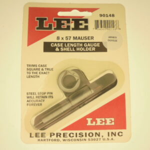 JAUGE LONGUEUR+SHELL-HOLDER LEE 8X57 MAUSER