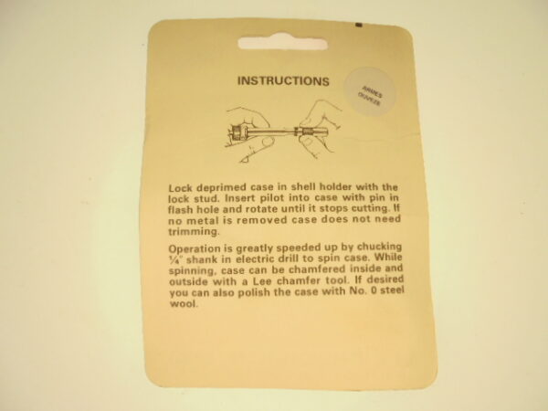 JAUGE LONGUEUR+SHELL-HOLDER LEE 6.5 CARCANO – Image 2