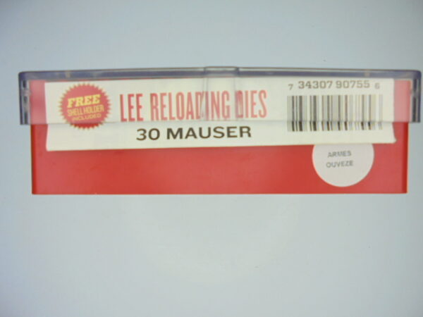 JEUX OUTILS ACIER LEE CALIBRE 30 MAUSER