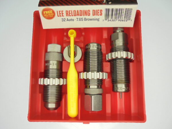 JEUX OUTILS CARBURE LEE CALIBRE 32ACP / 7.65 BR – Image 2