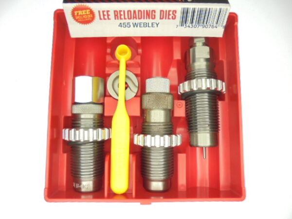 JEUX OUTILS CARBURE LEE CALIBRE 455 WEBLEY – Image 2