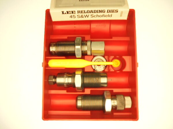 JEUX OUTILS CARBURE LEE CALIBRE 45 S&W SCHOFIELD – Image 2