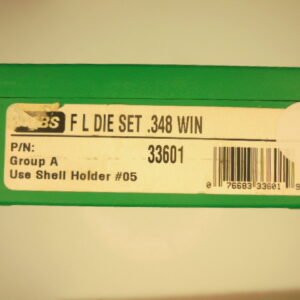 JEUX OUTILS ACIER RCBS CALIBRE 348 WINCHESTER