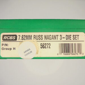 JEUX OUTILS ACIER RCBS CALIBRE 7.62 NAGANT