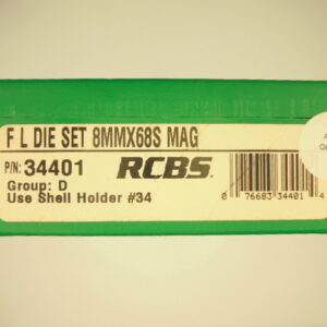 JEUX OUTILS ACIER RCBS CALIBRE 8X68S MAGNUM