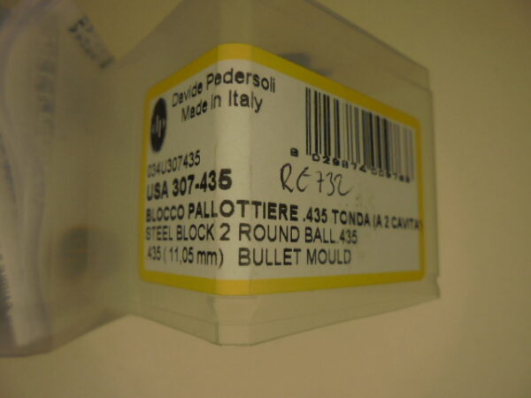 MOULE PEDERSOLI CALIBRE 435 ROUND BALL