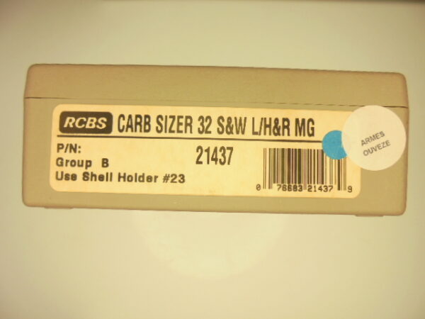 RECALIBREUR CARBURE RCBS CALIBRE 32 SWL