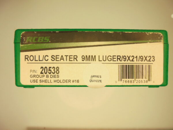 SERTISSEUR ROND RCBS CALIBRE 9MM LUGER