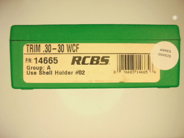 TRIM DIE RCBS CALIBRE 30-30 WINCHESTER