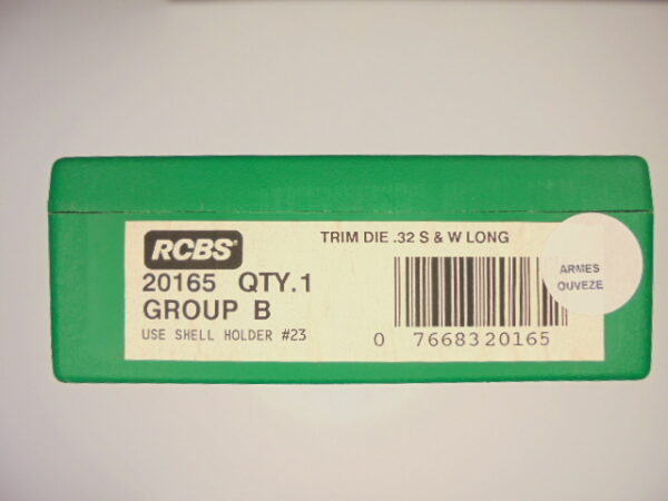 TRIM DIE RCBS CALIBRE 32 SW LONG