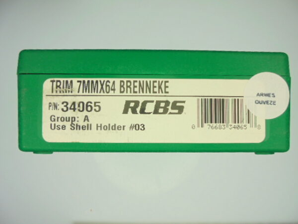 TRIM DIE RCBS CALIBRE 7X64 BRENNEKE