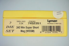 JEUX OUTILS ACIER LYMAN CALIBRE 243 WSSM