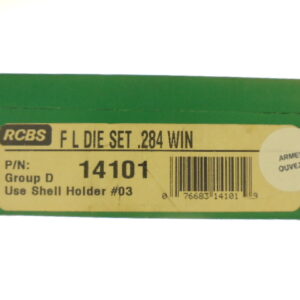 JEUX OUTILS ACIER RCBS CALIBRE 284 WINCHESTER