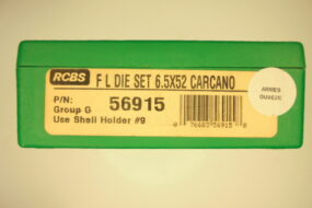 JEUX OUTILS ACIER RCBS CALIBRE 6.5 CARCANO
