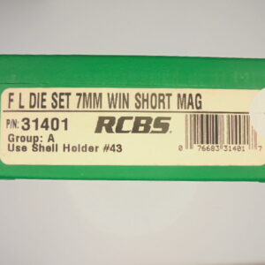 JEUX OUTILS ACIER RCBS CALIBRE 7MM WSM