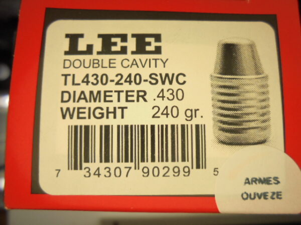 MOULE LEE CALIBRE 44 240GR SWC