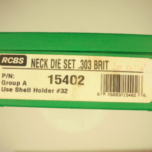 JEUX OUTILS ACIER RCBS CALIBRE 303 BRITISH