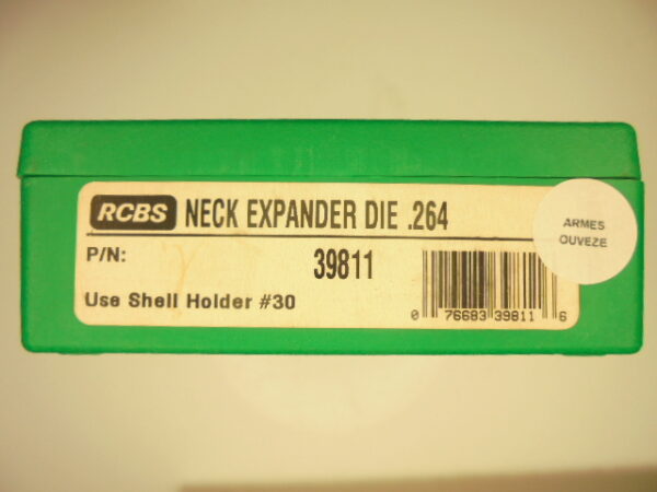 OUTILS EXPANDER COLLET RCBS CALIBRE 264