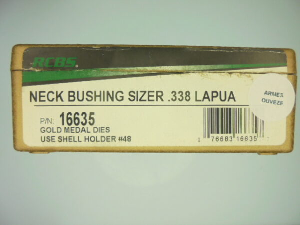 RECALIBREUR COLLET RCBS CALIBRE 338 LAPUA