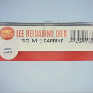 JEUX OUTILS CARBURE LEE CALIBRE 30 M1 CARABINE