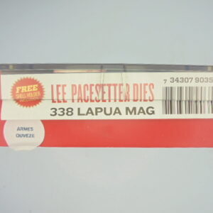 JEUX OUTILS ACIER LEE CALIBRE 338 LAPUA MAG.